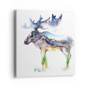 Canvas picture - Hero of a Winter's Tale - 40x40 cm
