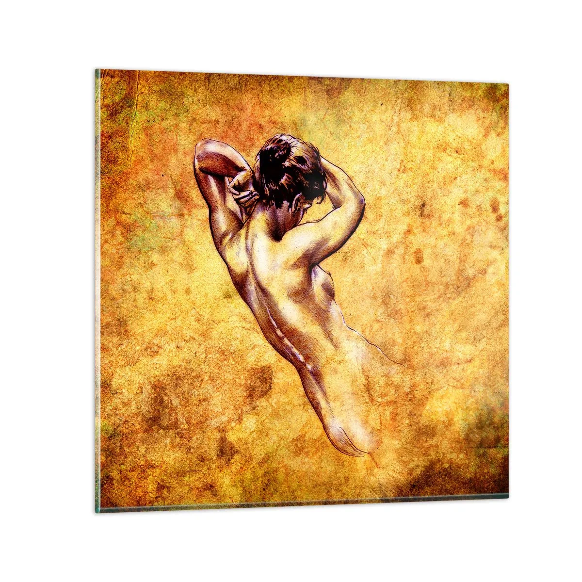 Glass picture - Discovered but Still Mysterious - 30x30 cm