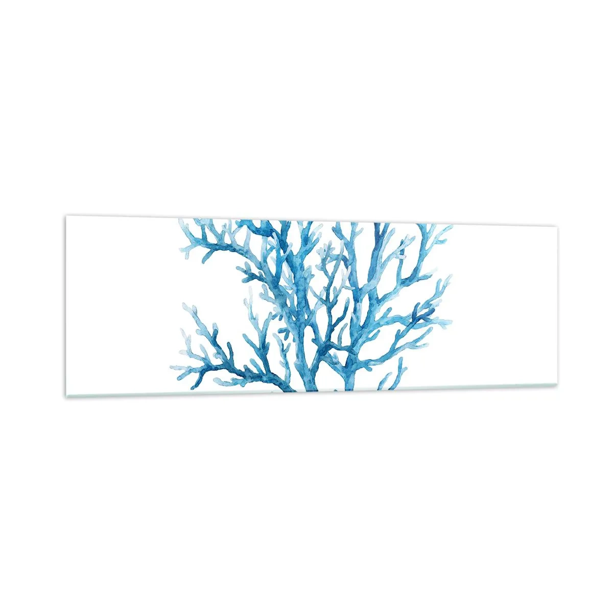 Glass picture - Sea Filigree - 160x50 cm