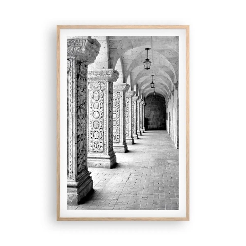 Poster in light oak frame - Where is this Going...? - 61x91 cm