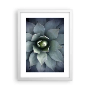 Poster in white frmae - Attracts and Warns - 30x40 cm