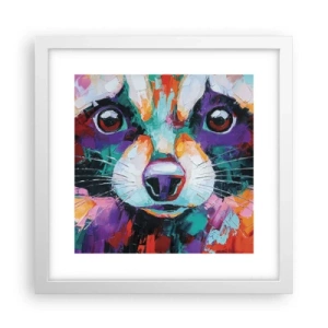 Poster in white frmae - Only Good Emotions - 30x30 cm