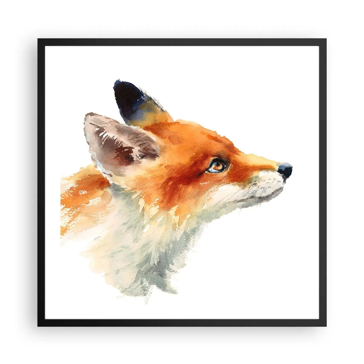 Poster in black frame - Never Too Careful - 60x60 cm