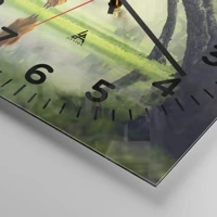 Clock face with numbers