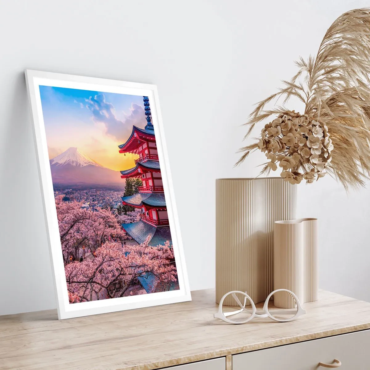 Poster in white frmae - The Essence of Japanese Spirit - 61x91 cm