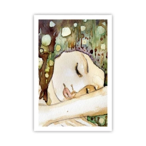 Poster - Emerald and Violet Dream - 61x91 cm