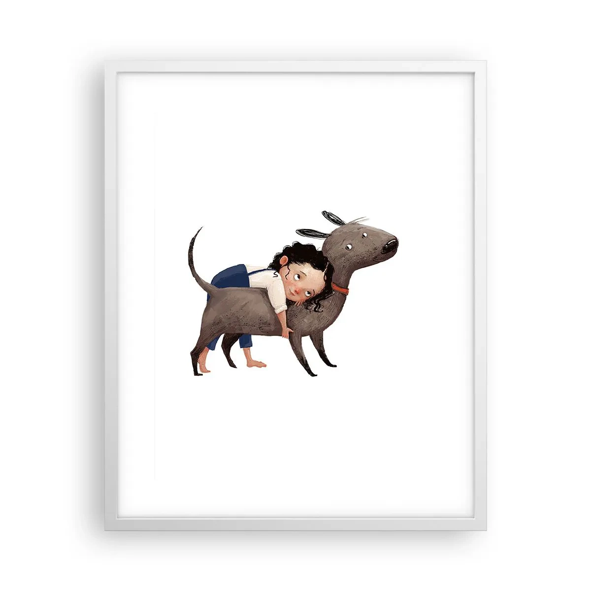 Poster in white frmae - Best Friends - 40x50 cm
