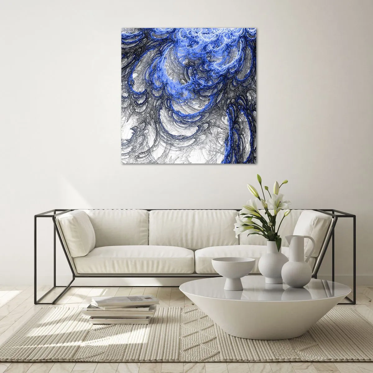 Glass picture - Birth of a Wave - 30x30 cm