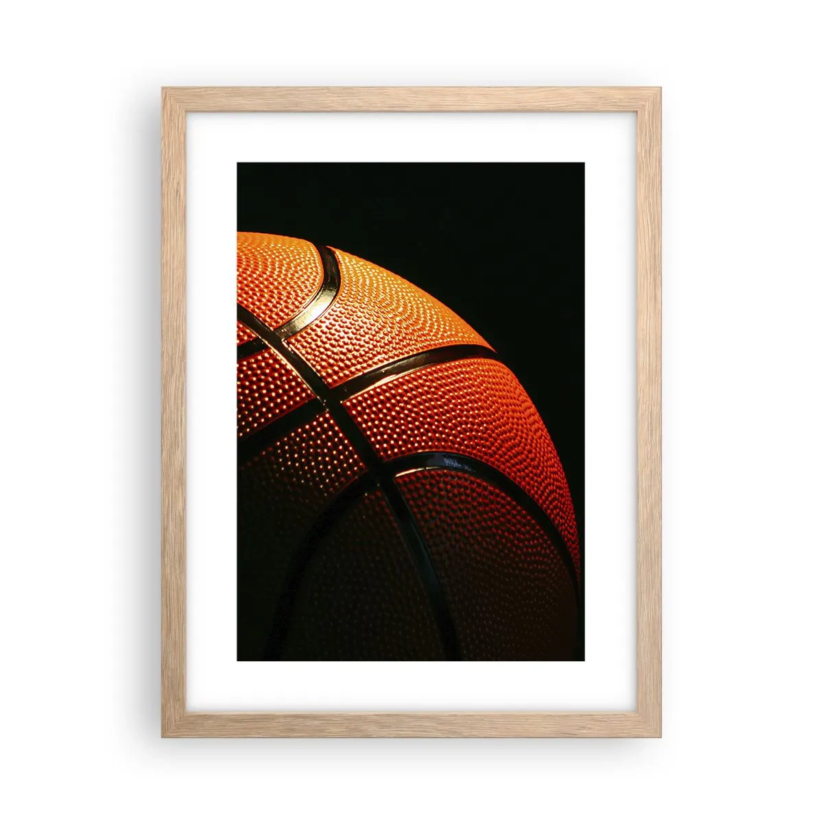 Poster in light oak frame - Beautiful Like a Planet - 30x40 cm