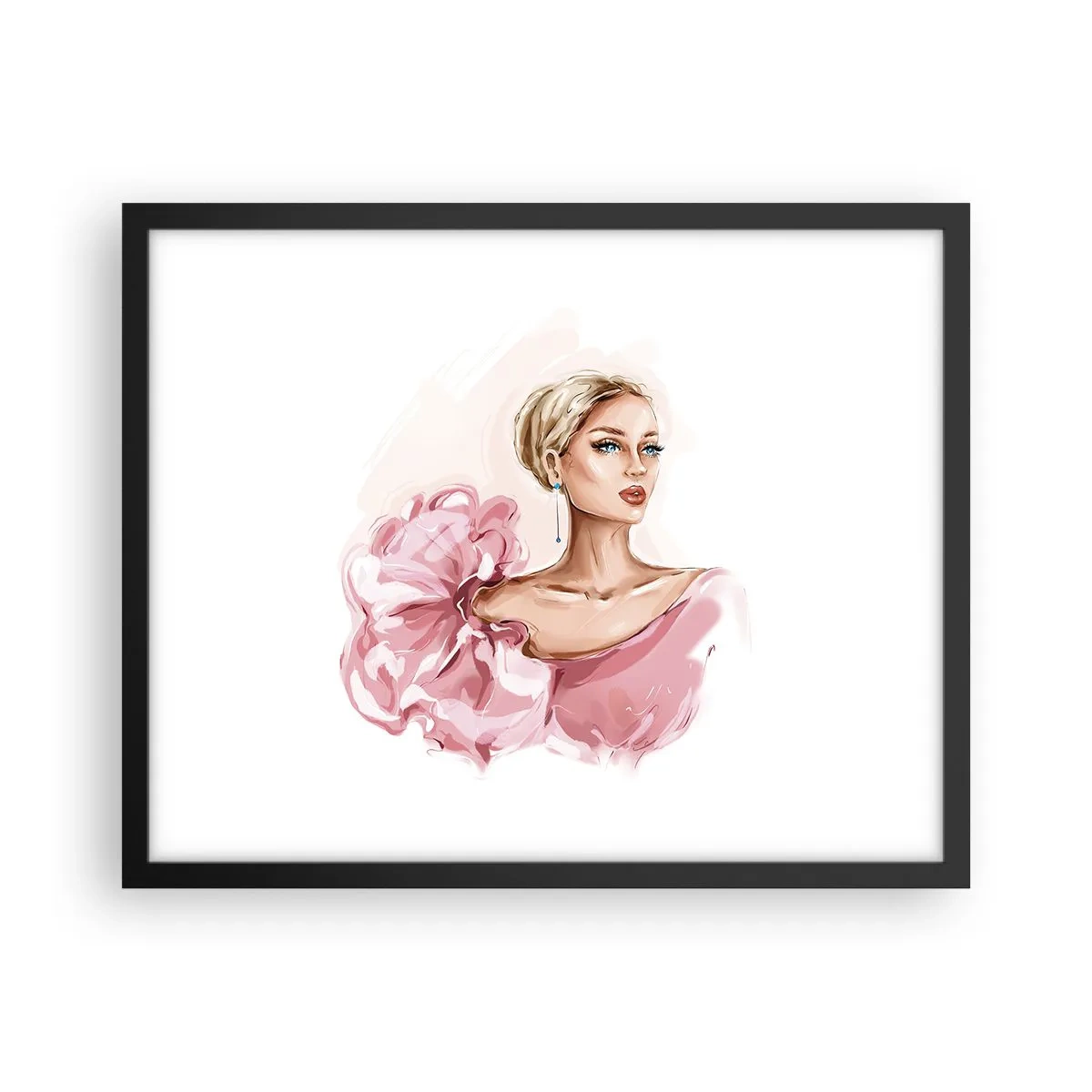 Poster in black frame - Like a Painitng - 50x40 cm