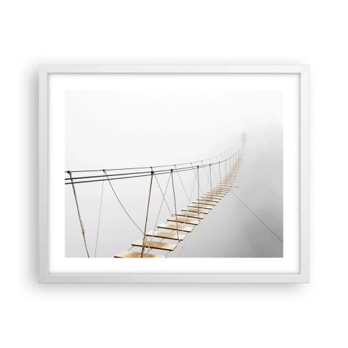 Poster in white frmae - Where Did He Take You? - 50x40 cm