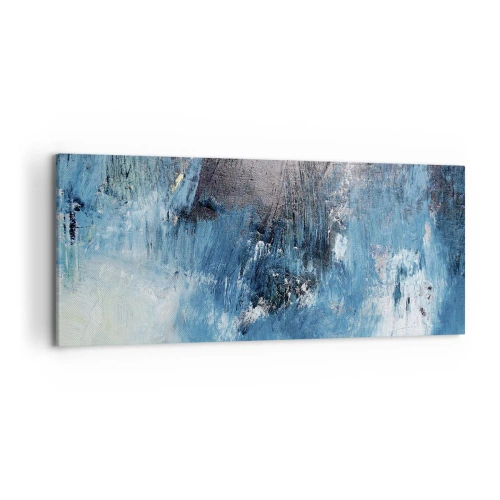 Canvas picture - Blue Rhapsody - 120x50 cm