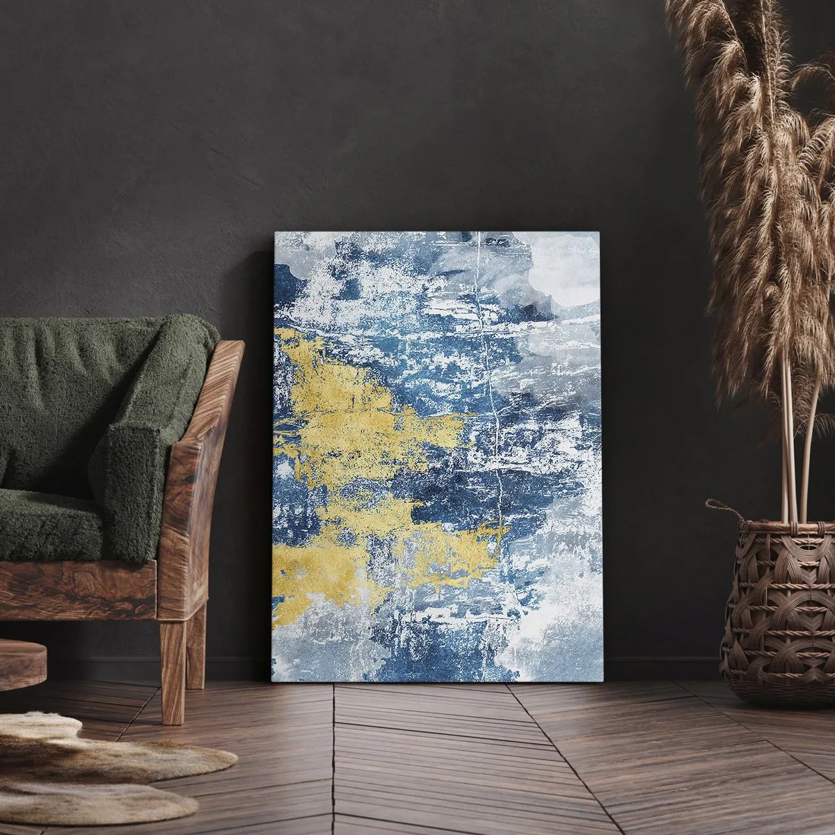 Canvas picture - Abstract Full of Optimism - 45x80 cm