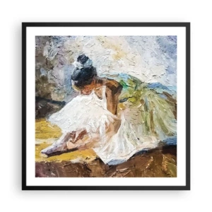 Poster in black frame - From Degas' Painting - 60x60 cm