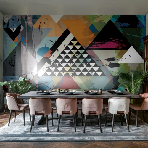 Photo Wallpaper Standard Eco - It is So Simple - Abstraction, Piece, Graphics - 350x256 cm