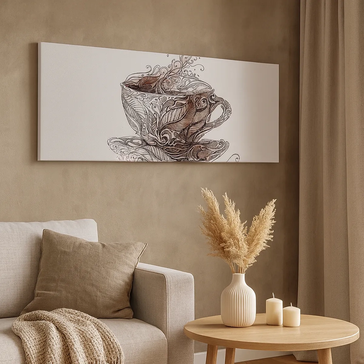 Canvas picture - Tea Time - 30x30 cm