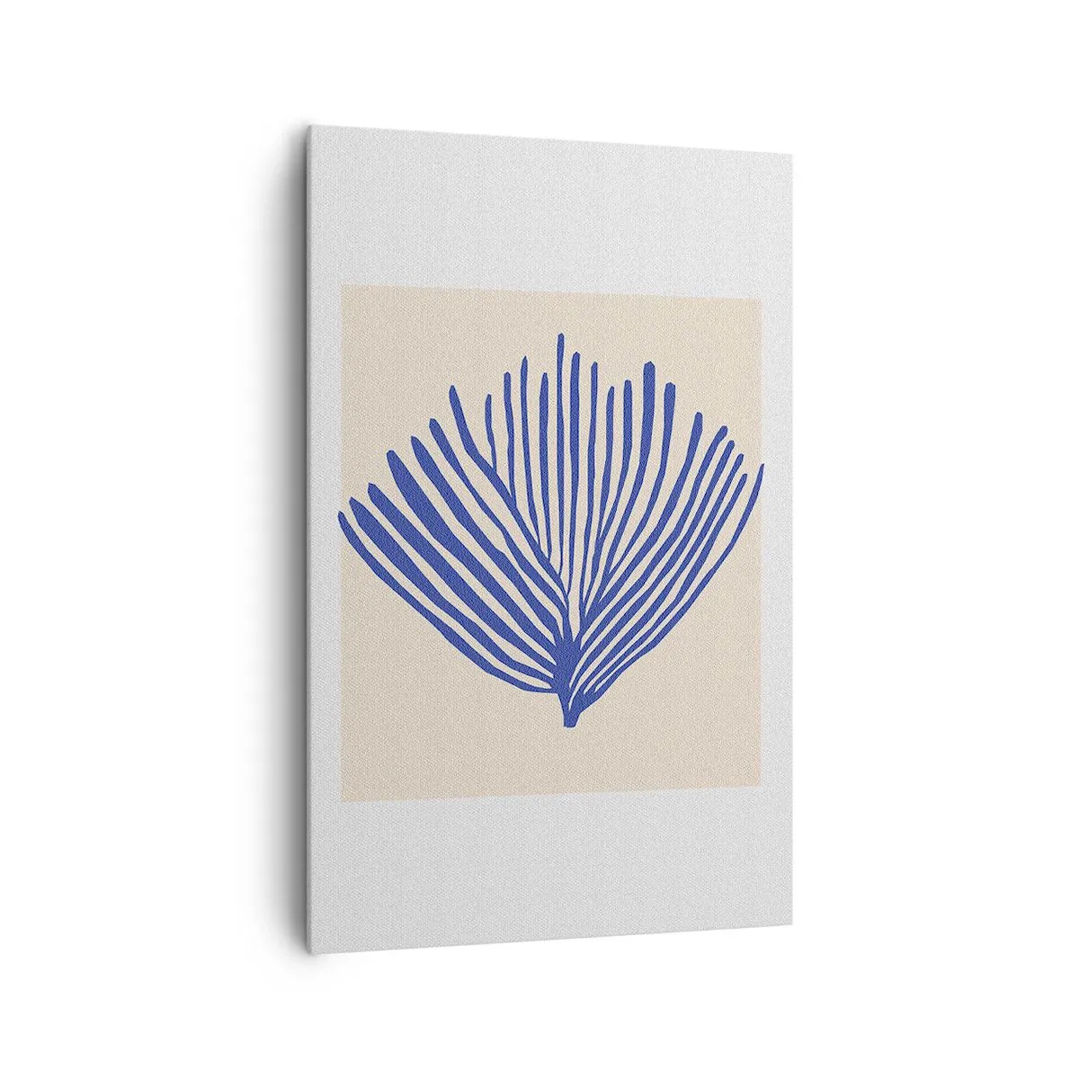 Canvas picture - Blue Fan - 80x120 cm