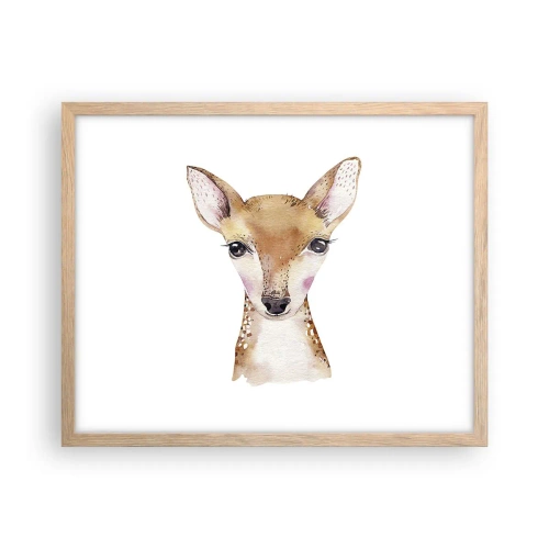 Poster in light oak frame - Nature of Innocence - 50x40 cm