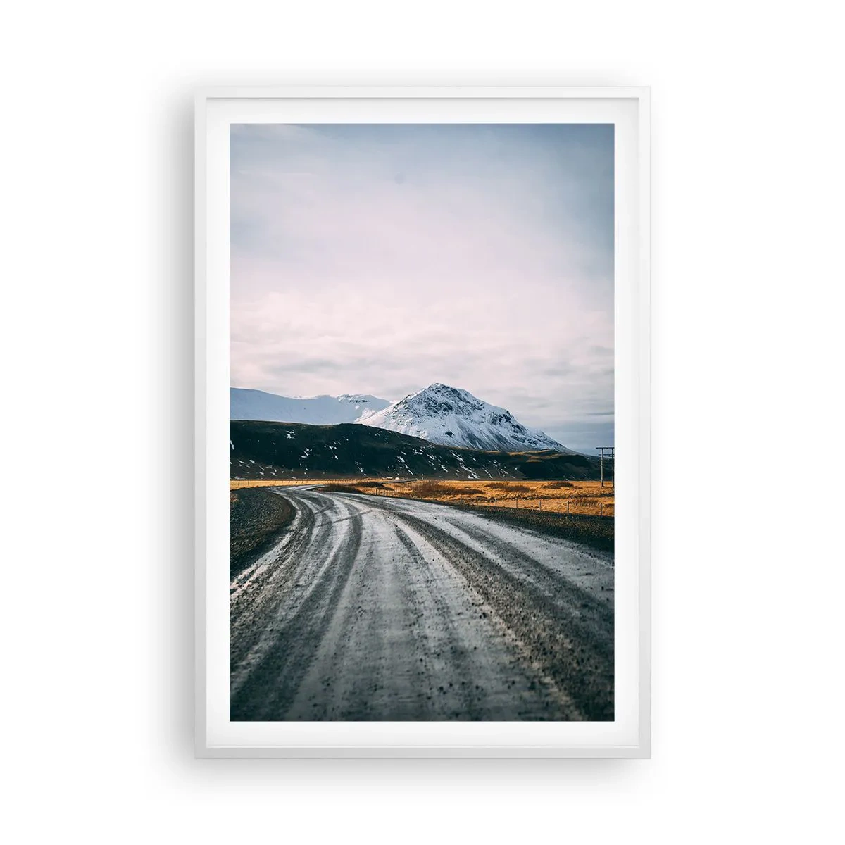 Poster in white frmae - In Icelandic Climate - 61x91 cm