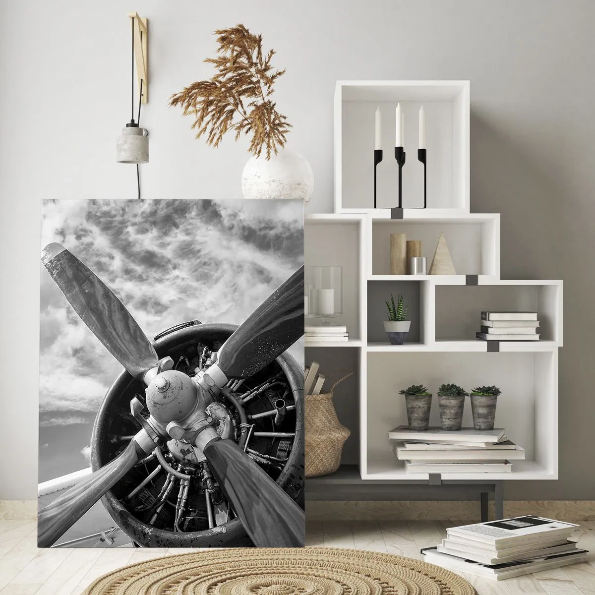 Glass picture - Conquerer of the Skies - 50x70 cm