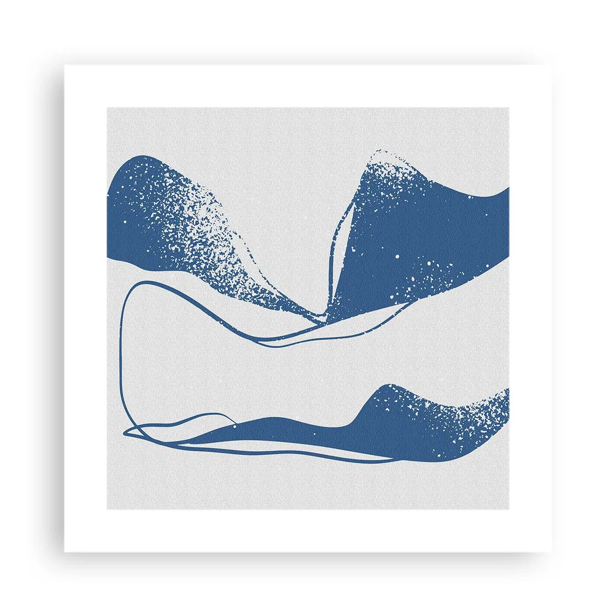 Poster - Abstract with Wings - 40x40 cm