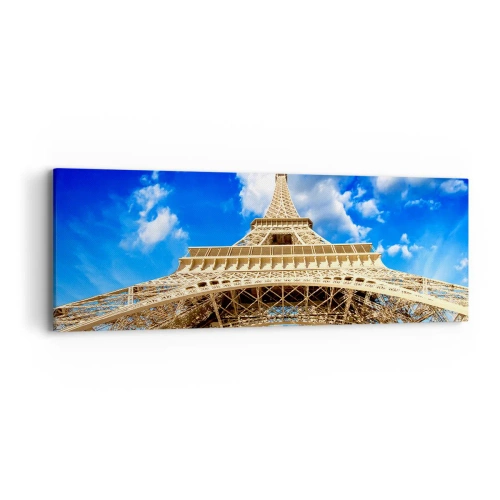 Canvas picture - Reaching Sky and Clouds - 90x30 cm
