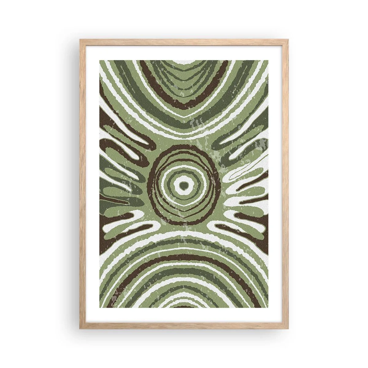 Poster in light oak frame - Explosion of Emotions - 50x70 cm