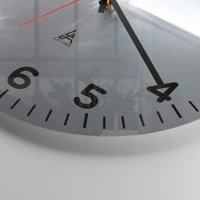 Clock face with numbers