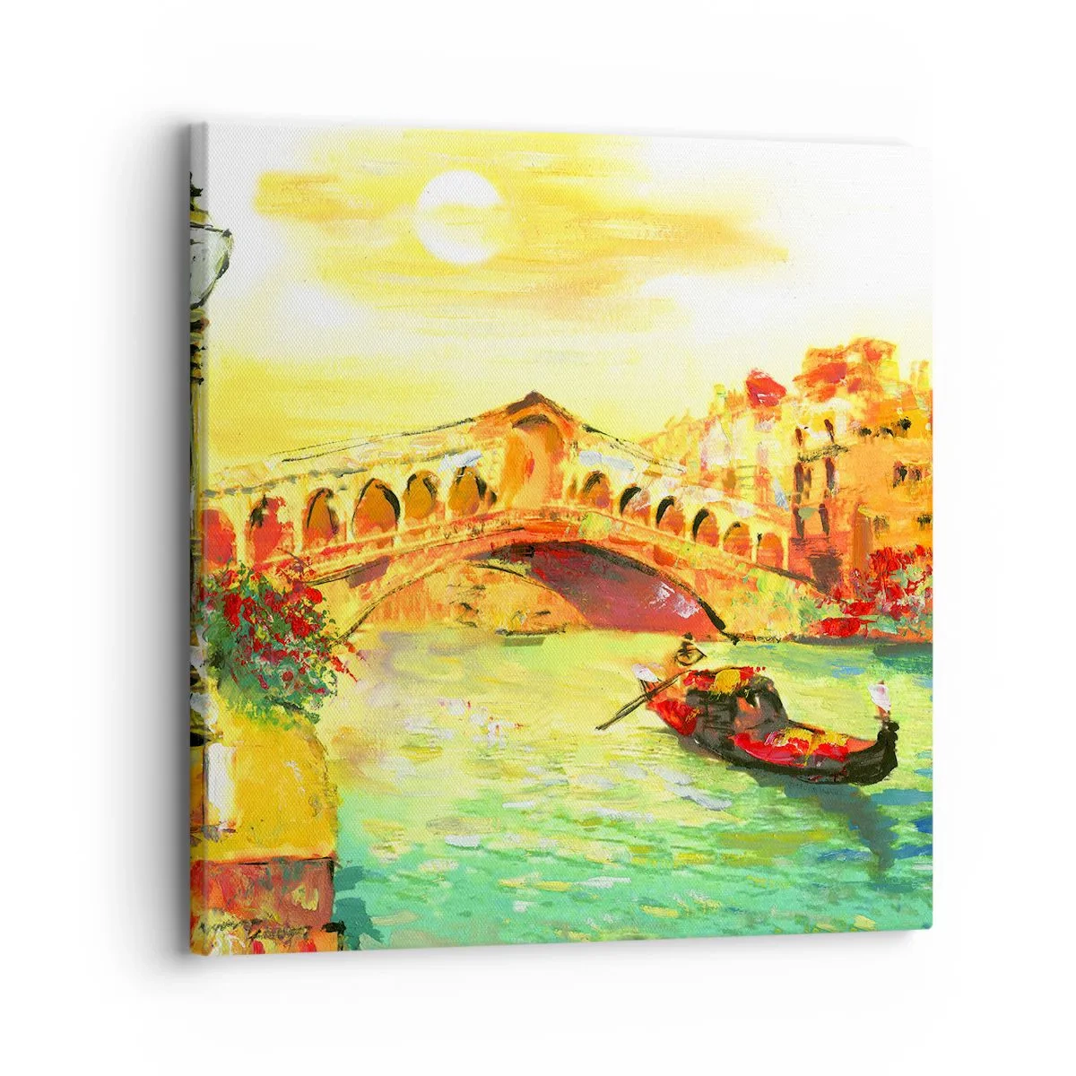 Canvas picture - Pilgrimage of Lovers - 30x30 cm