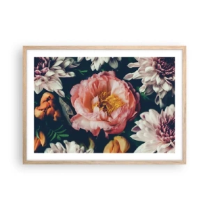 Poster in light oak frame - In Baroque Style - 70x50 cm