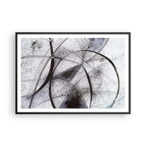 Poster in black frame - Futuristic Fantasy - 100x70 cm