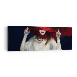 Canvas picture - Mysterious Woman - 90x30 cm