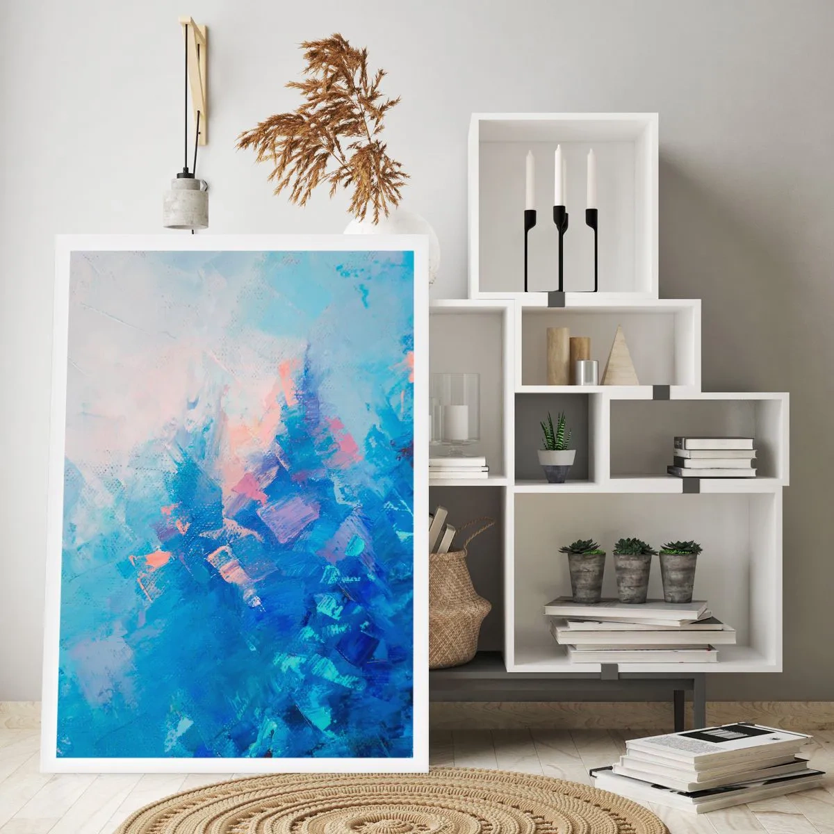 Poster - Winter Abstract - 40x50 cm