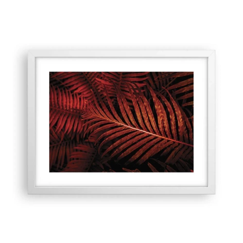 Poster in white frmae - Heat of Life - 40x30 cm
