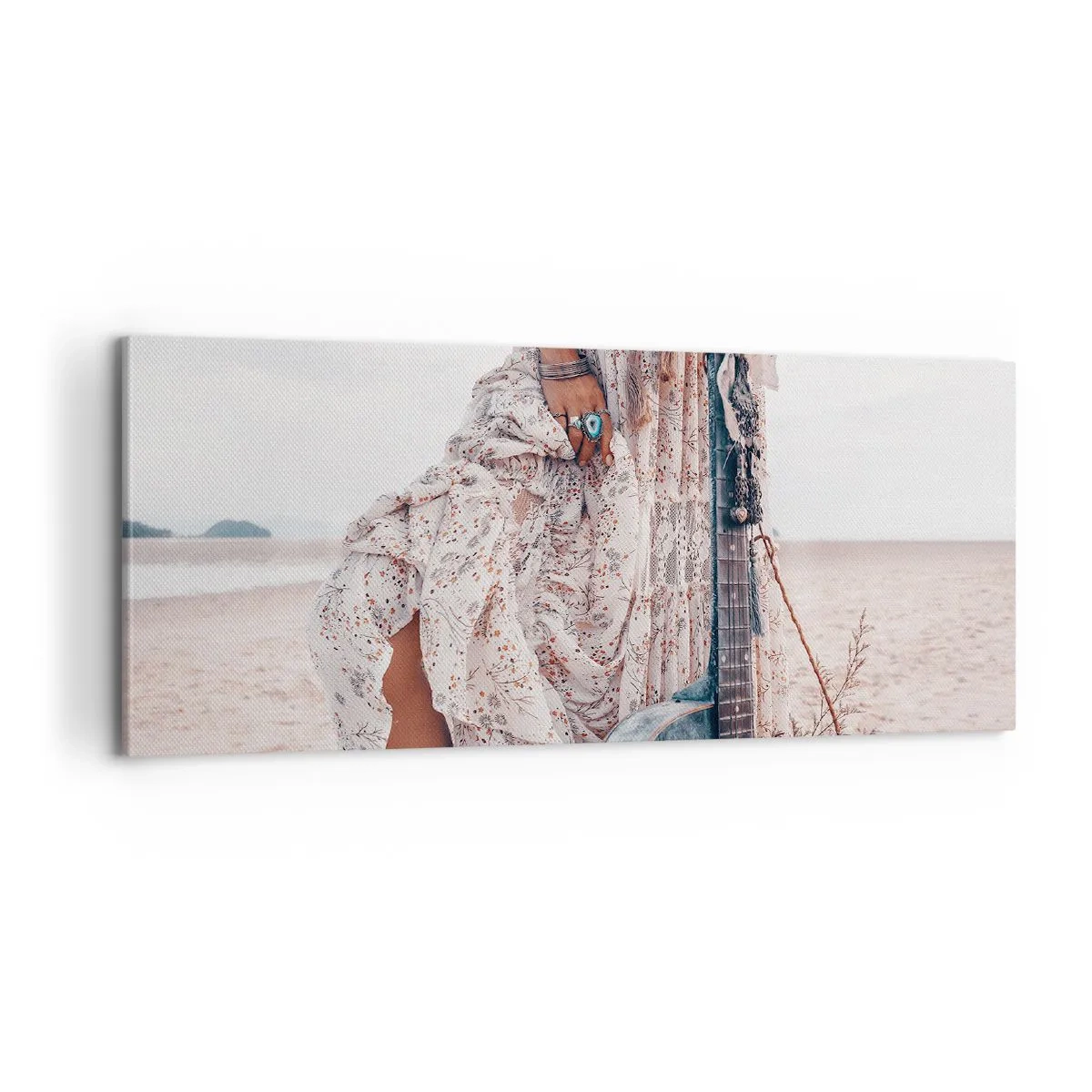 Canvas picture - Flower Chidlren on their Way - 100x40 cm
