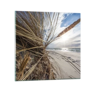 Glass picture - Enounter of the Elements - 70x70 cm