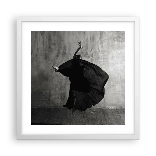 Poster in white frmae - Full of Passion - 40x40 cm