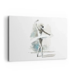 Canvas picture - Enchanted into a Swan - 120x80 cm