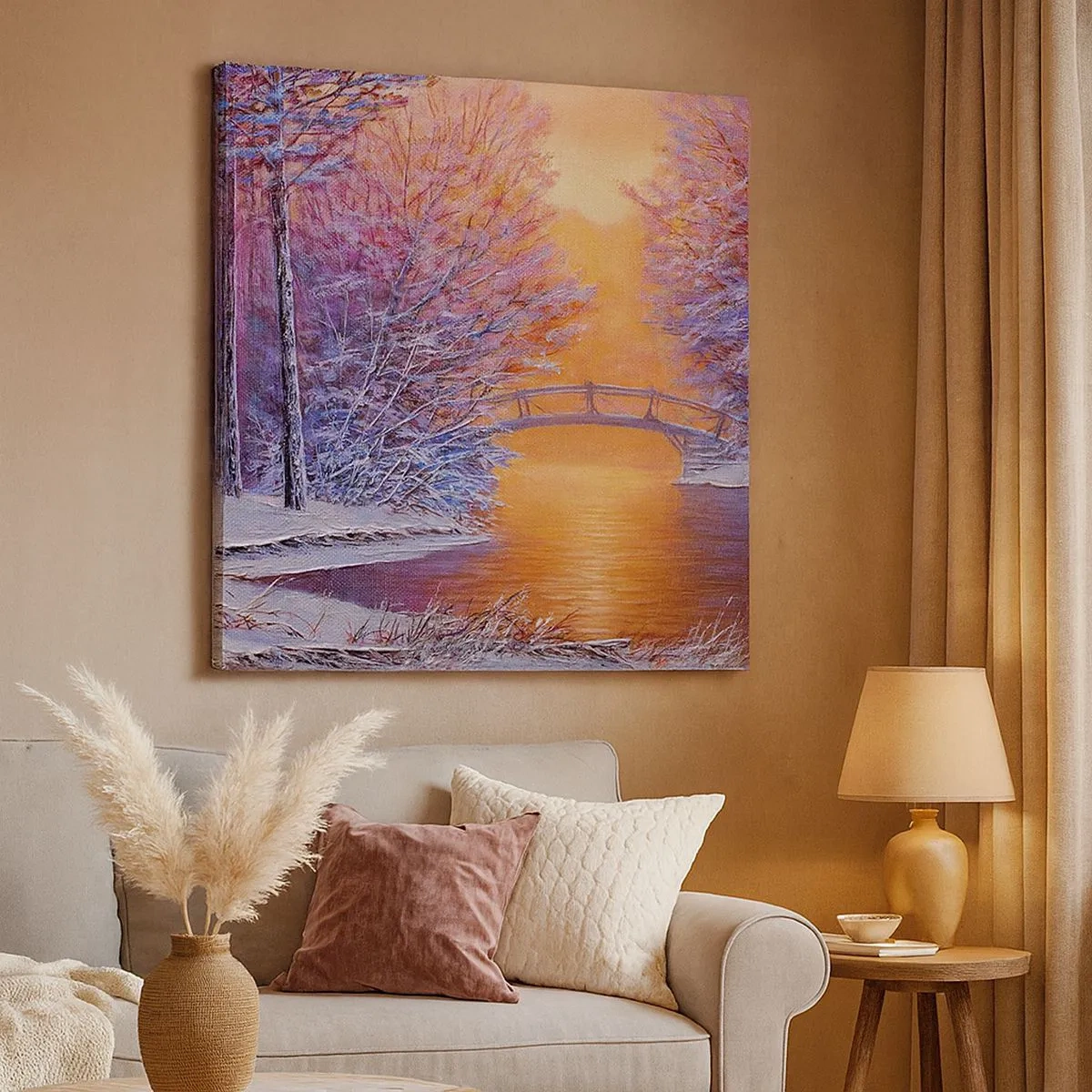 Canvas picture - Let's Meet Here - 30x30 cm