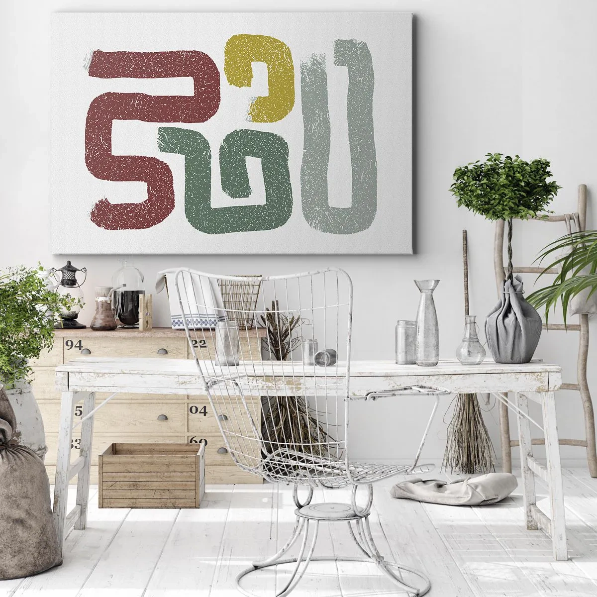 Canvas picture - In an Unknown Language - 120x80 cm