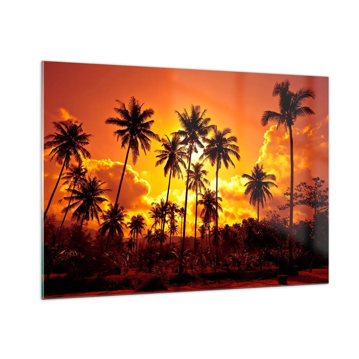 Glass picture - Blazing Sun - 100x70 cm