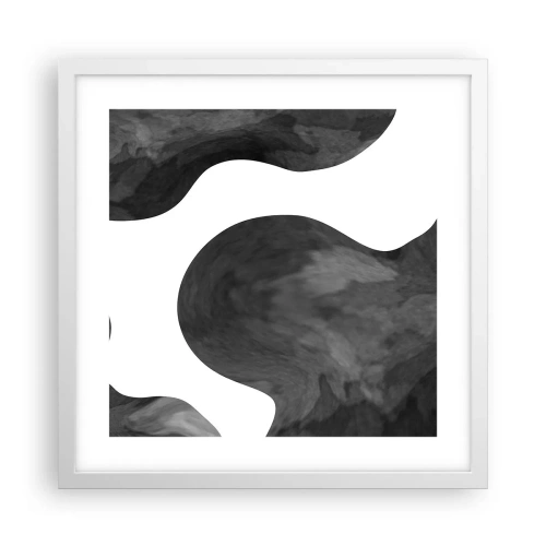 Poster in white frmae - Milky Way - 40x40 cm