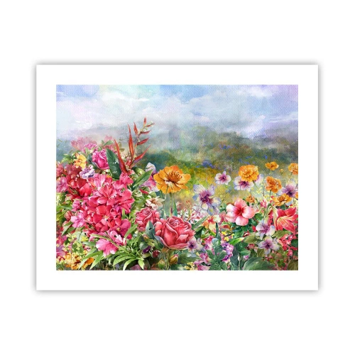 Poster - Garden which Went Crazy - 50x40 cm