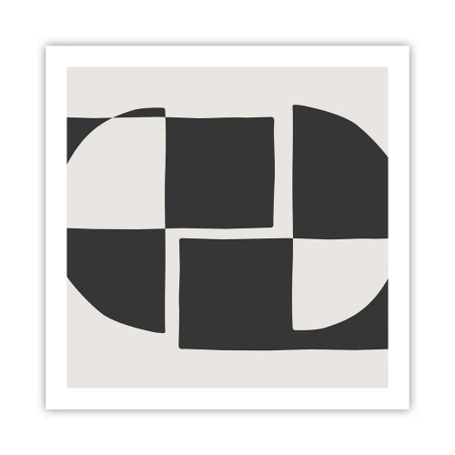 Poster - Antithesis-Synthesis - 60x60 cm