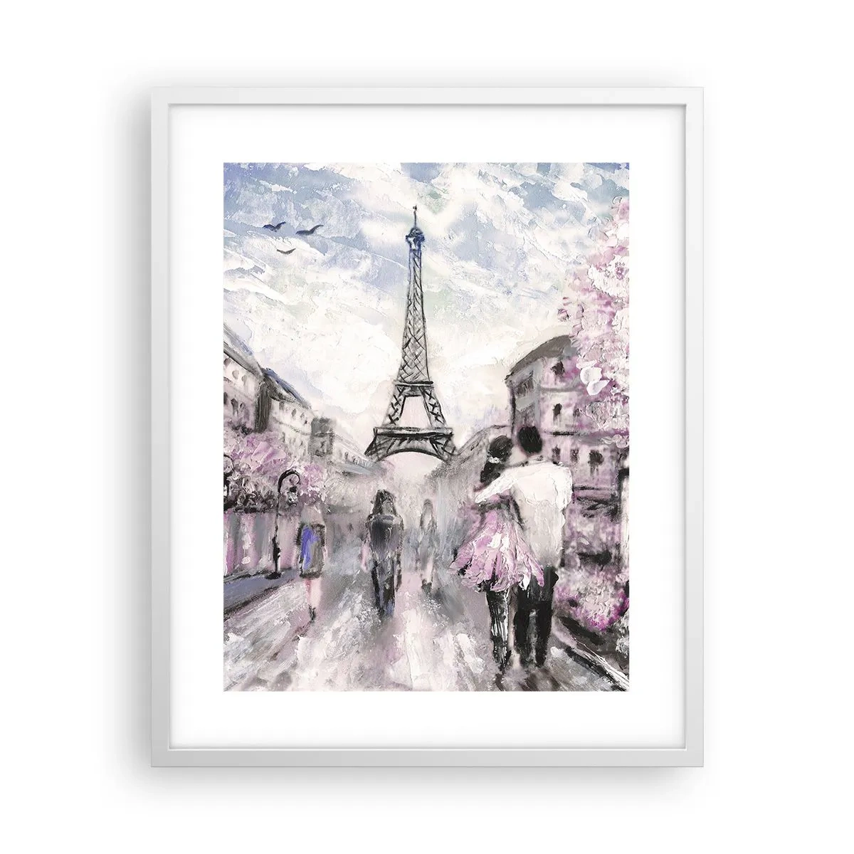 Poster in white frmae - If You Were To Fall In Love - 40x50 cm