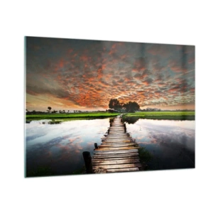 Glass picture - Spread Your Arms and Breathe - 100x70 cm