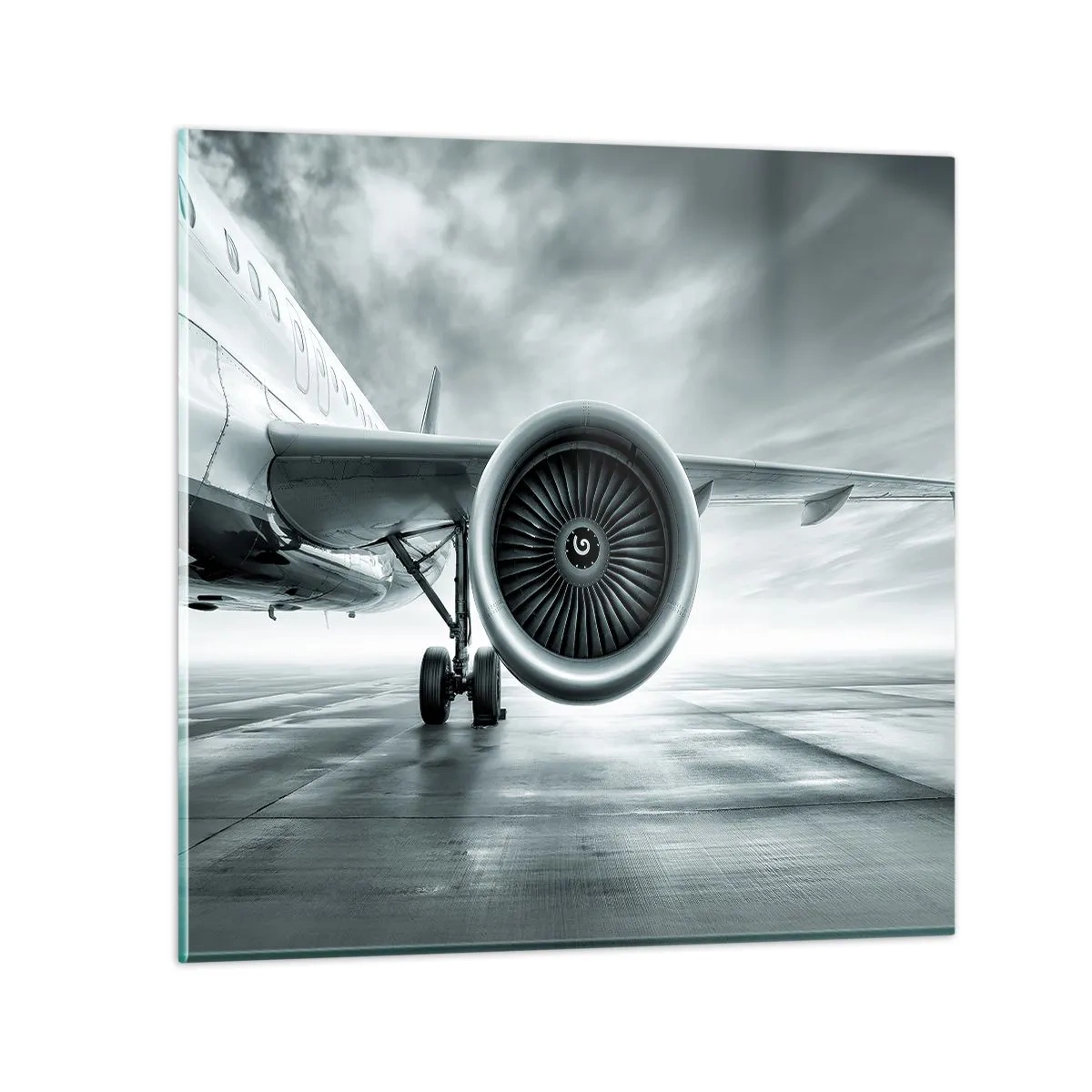 Glass picture - There Is Power! - 60x60 cm