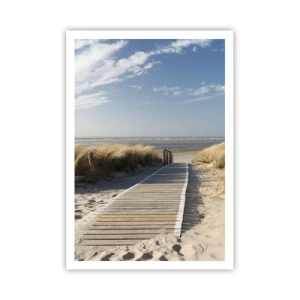 Poster - Behind a Dune, in the Hum of Trees - 70x100 cm