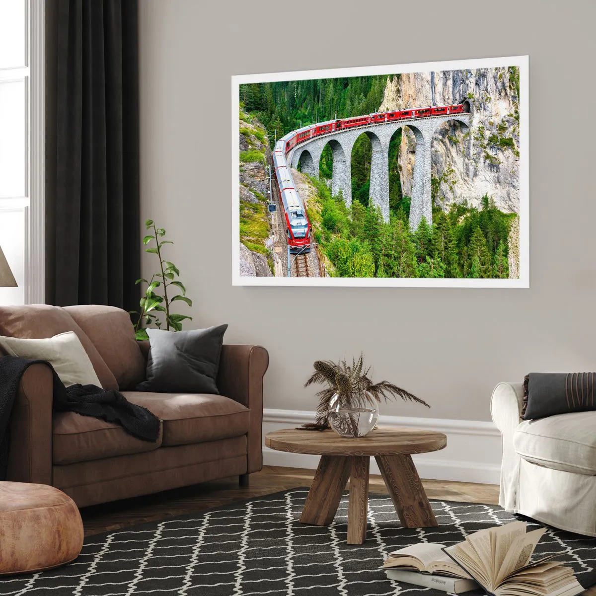 Poster - Time for Mountin Views - 91x61 cm