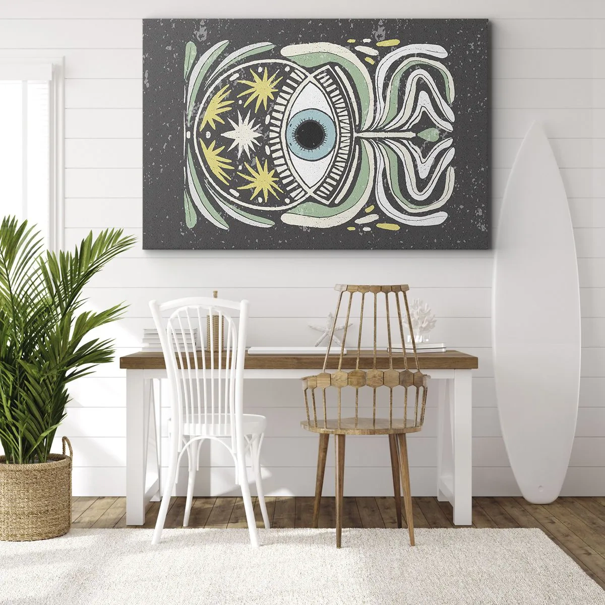 Canvas picture - Tribal Rituals - 120x80 cm
